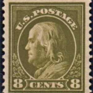 US 414 Washington / Franklin Unused NH XF Superior New PFC 95 - Spectacular! Jumbo Margins, Among the Nicest Known!