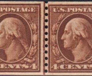 US 457 Washington / Franklin Mint Hinged Fine Line Pair