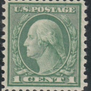 US 538 Washington / Franklin Barely Hinged VF - XF cv $12