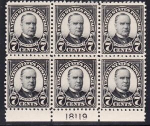 US 559 Mint NH F - VF Block Fresh Bottom #18119 cv $170