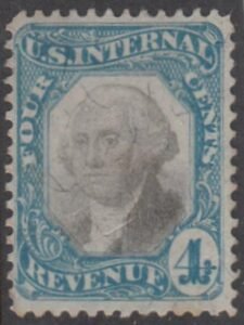 US R106 Revenue Used F - VF Slight Cut Cancel cv $65
