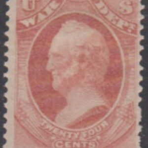 US O91 Officials Mint H F - VF + 3 Large Margins, Rich Color cv $85
