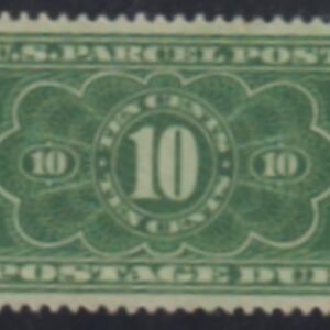 US JQ4 Parcel Post Postage Dues XF Mint LH Large Balanced Margins cv $225