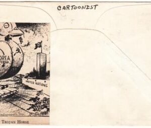 US 1001 FDC Signed by Cartoonist Charles Werner