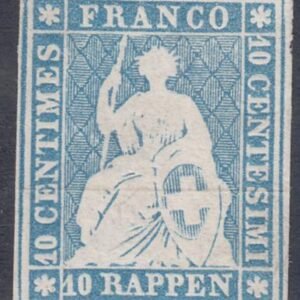 Switzerland 16 NH VF Renggli Cert, 4 Full Frame Lines + Margins