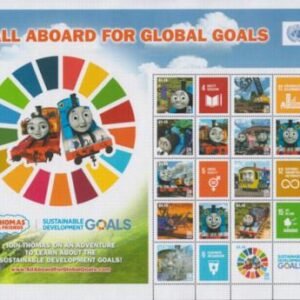 UN Personalized Sheets 2018 NY 1202 $1.15 Thomas the tank Engine Pers. Sheet