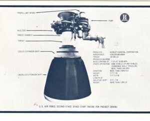 US 1965 Rocketpost Card with C67, Signed by George  James & H.H. Mueggenburg