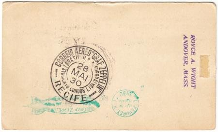 INV-16569x1_1411a4f4-2f88-4e46-b05e-22575b1aa9c1 Brazil 1930 Zeppelin Flight Cover Rio to Lakehurst.