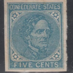 US Back Of Book - Confederate States of America 7 Superb Part OG