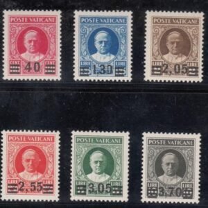 Vatican 35 - 40 VF+ NH Signed Diena or Raybaudi