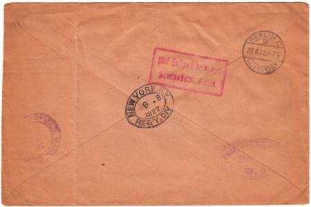 INV-16595x2_39f4600d-ecdb-4b0a-93f1-61896bbdc1db Germany 1922 Registered Early Airmail Large Cover with C3-C11