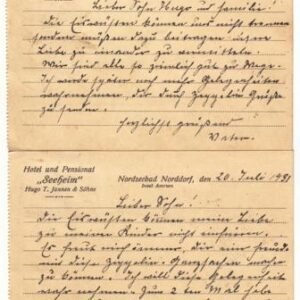 Germany 1931 Set of 2 Zeppelin Polar Flight Cards, Maltguin/Leningrad