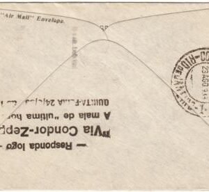 Ireland 1933 5th South America Zeppelin Flight through Berlin