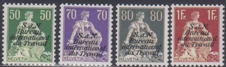INV-16683itExt_417e8d3a-8257-4d6e-868d-a76fd1daa7f2 Swiss Officials 3O18 - 3O22a F - VF Mint NH sfr 515.00