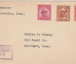US Connecticut, Plantsville 558, 561, 689 Fancy Cancel Cover, Star