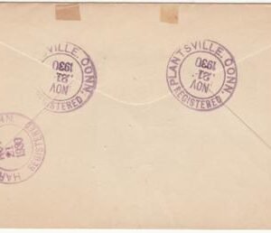 US Connecticut, Plantsville 558, 561, 689 Fancy Cancel Cover, Star
