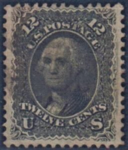 US 90 Early Classic F - VF Used "E" Grill Lovely Example - Light Cancel cv $375