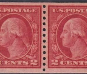 US 454 Washington / Frankiln VF - XF NH Pristine Well Centered Pair cv $425 as 85