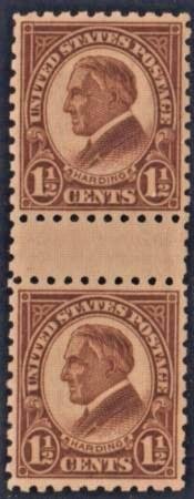 INV-16895itExt_7faa64bf-6e4d-482f-8414-f269052f93f8 US 582 XF Mint NH Vertical Pair with Full Gutter - Rare! cv $650