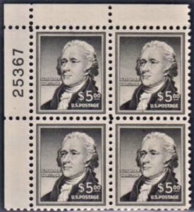 US 1053 VF - XF Mint NH Pristine Plate # Block