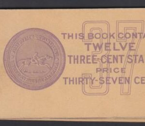 US TDB3 Test Booklet Ave - Fine Mint NH Centering Exactly as Pictured in Scott cv 600.00