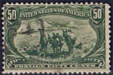 US 291 Early Commemoratives Fine Used Very Light Cancel cv $175