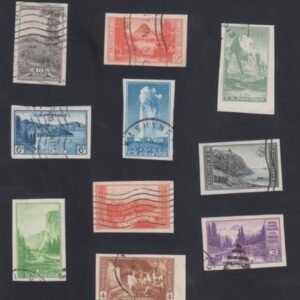 US 756-765 XF Used Mostly Jumbo Margins - Scarce & Nice!