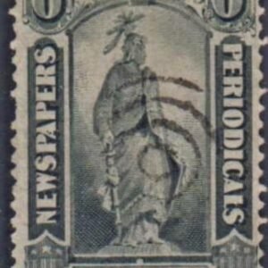 US PR12 Newspaper F - VF Used Black Handstamp Ring Cancel cv 125.00
