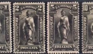 US PR114-20 Newspaper Mint F - VF Used Mostly Handstamp Cancels, cv $365.00