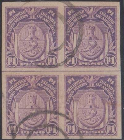 INV-16988itExt_008df498-caa0-46ad-b6cb-e03cc69c8441 US Possessions - Philippines 350a XF Used Block Lambert 1st Printing with Proper Cancel cv 400.00++