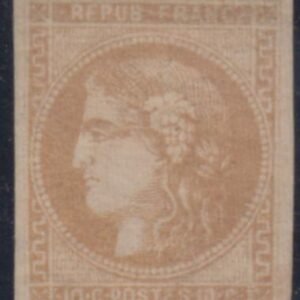 France 42 VF - XF Mint Hinged Very Fresh! cv $825