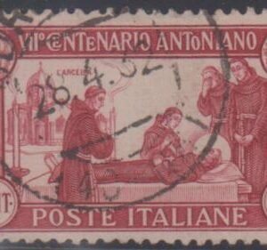 Italy 263a F - VF Used Rare perf 12 - Full, 4/28/32 cds cv 375.00