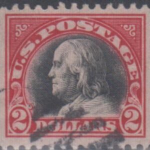 US 547a Washington / Franklin VF + Used Large Margins - Light Cancel