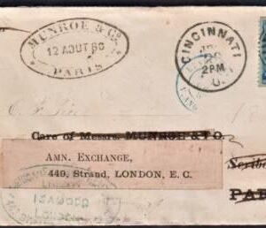 US 185 Bank Notes XF Stamp with S-O-N "10" Cancel on Cover