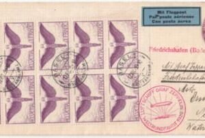 Switzerland 1929 Round the World Flight for Lakehurst