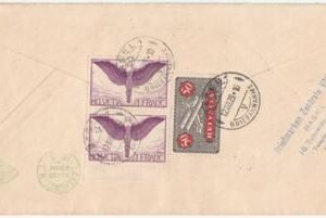 Switzerland 1929 Round the World Flight for Lakehurst