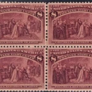 US 236 Early Commemoratives VF - XF Mint LH/NH Pristine Block of 4 cv $450
