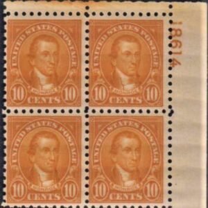 US 591 Fine Mint NH Plate Block - Pristine! cv $750