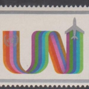 UN Gaines C18.2a Mint NH XF 21 ct. Airmail Missing Black Gaines Cert.