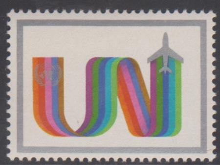 INV-17340itExt_ebccf3d0-81a1-49c1-9611-48c1f99b664a UN Gaines C18.2a Mint NH XF 21 ct. Airmail Missing Black Gaines Cert.