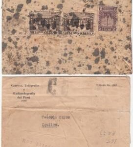 Peru 1937 Crash Cover from Faucett Air Lines, Chilla Rary