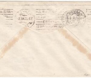 Spanish Morocco 1930 Pan American Flight Tangier - Seville, Signed Eckener