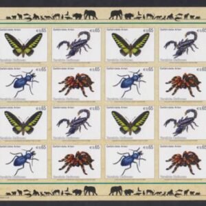 UN Personalized Sheets Vienna 441a Variety XF Mint LH/NH Imperf Sheet w/ PFC, 2009 Vienna Sheet