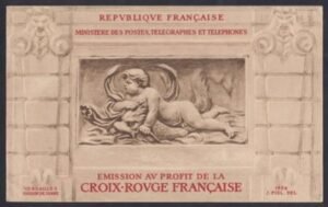 France 3528 VF NH Red Cross Booklet cv 375.00