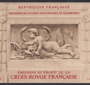 France 3528 VF NH Red Cross Booklet cv 375.00