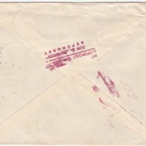 Germany 1937 Bremen Cover with Connecting Flight Cachet on Reverse
