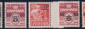 Denmark Faroe Islands 2 - 6 VF NH - Pristine cv $1,150