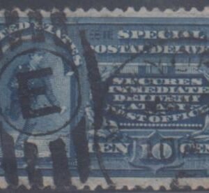 US E4 Special Delivery XF Used Impeccably Centered, cv $200