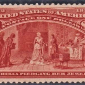 US 241 Early Commemoratives F - VF Unused Regummed PF Cert cv $1,050