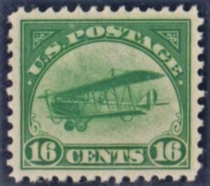 US C2 Airmail Superb Hinged Large Even Margins cv $140